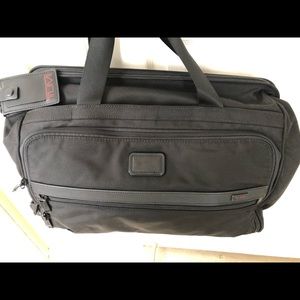 Tumi Alpha 2 Carry on Duffel with shoe pocket